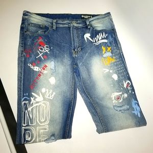 South pole Painted Men's Jeans.
